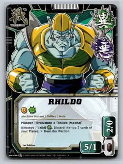 Rhildo WA-236 Dragon Ball GT Collectible Card Game 1st Edition Warrior - Image 1