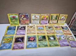 Pokemon Lot Of 20 VTG DAMAGED HP Pokemon Cards! Rares, E-Readers & More! - Image 1