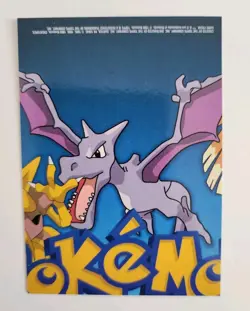 1999 Topps Pokemon TV Animation Edition TV Inserts #74 Geodude #TV6 - Image 2