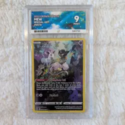 🔹ACE 9 MINT🔹Mew GG10/GG70 Galarian Gallery🔸Crown Zenith 2023 Pokemon TCG - Image 1
