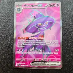 MISMAGIUS EX SIR- 112/094 - PHANTASMAL FLAMES PFL ULTRA RARE HOLO POKEMON - NM - Image 1