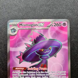 MISMAGIUS EX SIR- 112/094 - PHANTASMAL FLAMES PFL ULTRA RARE HOLO POKEMON - NM - Image 4