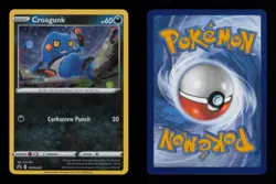 CROAGUNK (COSMOS HOLO) PROMO HOLO SWSH245 NM POKEMON - Image 3
