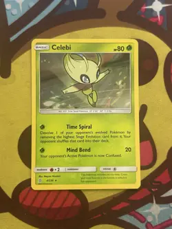 Pokemon Celebi 4/236 - Holo - SM Unified Minds - Excellent - Image 1