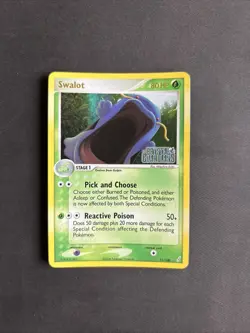 Pokemon TCG Swalot EX Crystal Guardians 11/100 Reverse Holo Holo Rare 2006 - LP+ - Image 1