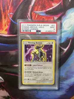 Pokemon Shining Arceus Holo Shining Legends 57/73 Shiny Holo Rare PSA 9 - Image 1