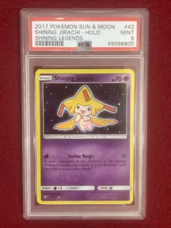 Pokemon TCG 2017 Shining Legends Shining Jirachi Mint 9🔥 - Image 1