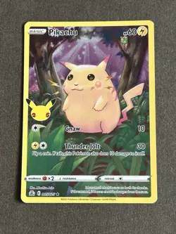 Pikachu 005/025 Holo Rare Celebrations Pokemon Near Mint - Image 1
