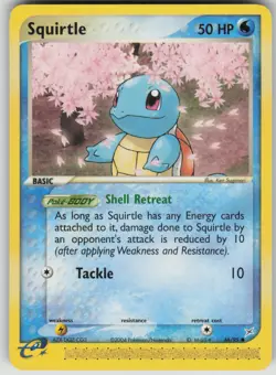 Pokemon TCG Squirtle Common Team Magma vs Team Aqua 46/95 - Image 1