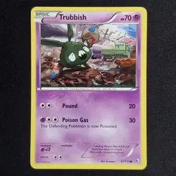 Trubbish 67/113 Common Legendary Treasures Pokemon Lightly Played - Image 1