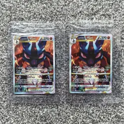 Pokemon TCG Lucario VSTAR SWSH291 Crown Zenith Black Star Promo Sealed Bundle x2 - Image 1