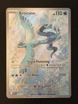 Pokemon Articuno 161/159 Journey Together Holo Full Art Illustration Rare NM - Image 1