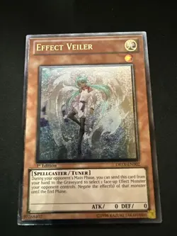 Yugioh! DREV-EN002 Effect Veiler Ultimate Rare 1st Edition- Lightly Played - Image 2