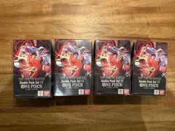 One Piece TCG: The Time Of Battle OP-16 Double Pack Set Lot of 4 Boxes English - Image 1