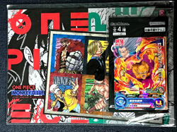 2022 One Piece Japanese Post & Stickers Card Saikyo Jump Yamato Shanks #2 - Image 1