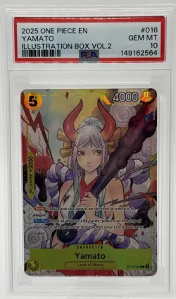 Yamato PSA 10 (Illustration Box Vol.2) ST13-016 One Piece Promotion Cards Foil - Image 1