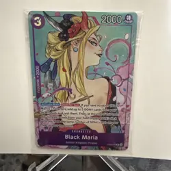 Black Maria (Illustration Box Vol.2) OP08-074 One Piece Promo #2 SEALED - Image 1