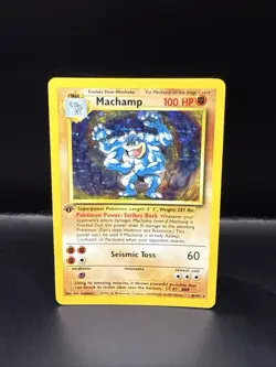 Pokemon TCG Machamp Base Set 8/102 Holo 1st Edition Holo Rare - Image 3