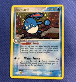 Azumarill 1/109 Stamped Reverse Holo Team Rocket Returns Card - LP - Image 1