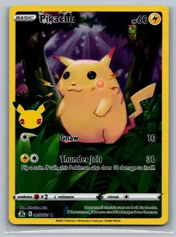 Pikachu Celebrations #005/025 Holo Rare Pokemon Card - Image 1