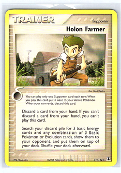 Holon Farmer 91/113 Delta Species NM or LP Pokemon Card - Image 1