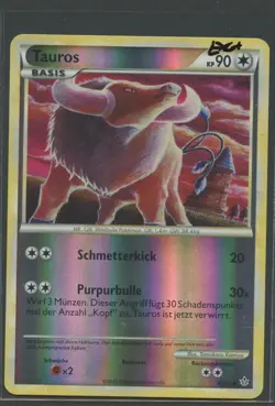 Tauros Reverse Holo | HGSS Entfesselt 41/95 | Pokemon Karte Deutsch EXC+ 2010 - Image 1
