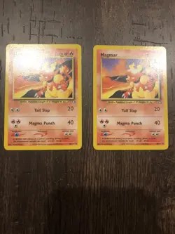 POKEMON CARD - 2 x Magmar 40/111 - Neo Genesis - Unco - NM Neo Genesis - Image 1