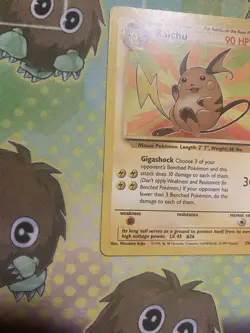 2x Pokemon TCG Raichu Fossil 29 Regular Unlimited Rare - Image 3