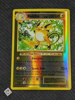 Raichu 36/108 - XY Evolutions Reverse Holo Rare Pokemon TCG NM - Image 1
