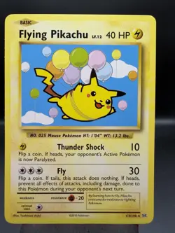 Flying Pikachu 110/108 Pokemon TCG XY Evolutions Secret Rare LP - Image 1