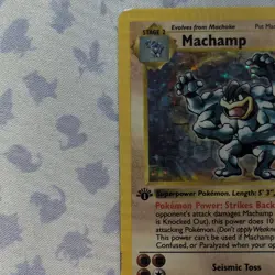 Wizards of the Coast Deck Exclusives Machamp 8/102 1999 English Holo - Image 5