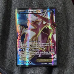 Pokemon Company Gyarados EX 114/122 Breakpoint Ultra Rare Holo Full Art ENG - Image 1