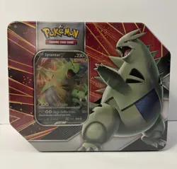 Pokemon TCG: V Strikers Tin Tyranitar V NEW Factory Sealed - Image 1