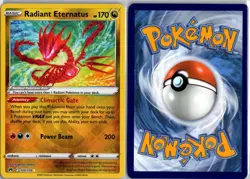 Radiant Eternatus 105/159 Crown Zenith Pokemon TCG Holo Radiant Rare NM - Image 3