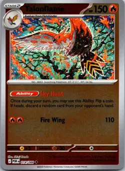 Talonflame 014/088 Perfect Order Pokemon TCG Reverse Holo UC NM - Image 1