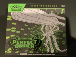 Pokemon Mega Evolution Perfect Order ETB, booster and 2x Mega Charizard Tins - Image 2