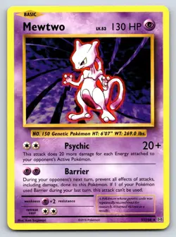 Mewtwo 51/108 Rare Evolutions Pokemon Near Mint - Image 1
