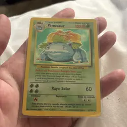 Wizards Pokemon TCG Venusaur Base Set 15/102 Holo Rare English Unlimited 100HP - Image 1