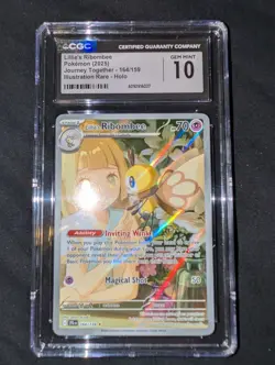 Pokemon TCG - Lillie’s Ribombee 164/159 - Journey Together - CGC 10 - Image 1