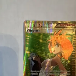 Pokemon Company Brigette 161/162 Breakthrough Full Art Holo Ultra Rare EN - Image 4