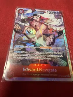 Bandai One Piece CCG Edward Newgate OP16-003 SR Foil English 8 10000 - Image 1