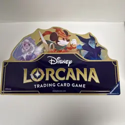 Disney Lorcana Retail Metal Sign - Promo Item - Image 1