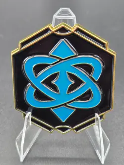 Disney Lorcana Set 11 Winterspell Sapphire Ink Pin - Image 1