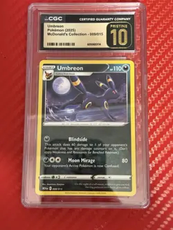 Umbreon Pokemon 2025 McDonald's Collection - 009/015 Cgc Gem Mint 10 PRISTINE - Image 1