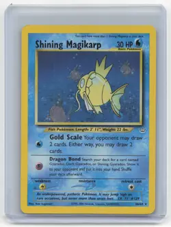 2001 Pokemon Shining Magikarp Neo Revelation #66/64 Moderately Played - Image 1