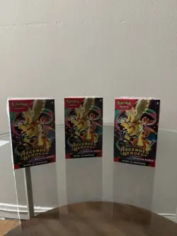 Pokemon TCG Mega Evolution Ascended Heroes Booster Box Lot of 3 - Image 1