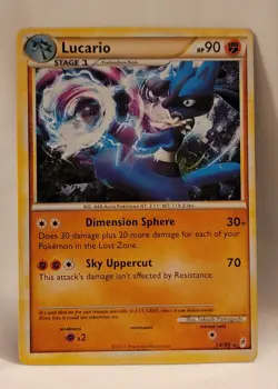 The Pokemon Company Pokemon TCG Lucario 14/95 Call of Legends Holo Rare EN HP 90 - Image 2