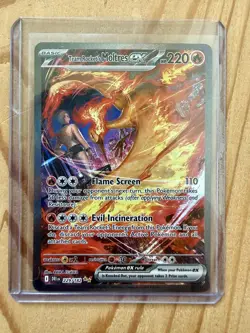 Pokemon TCG Team Rockets Moltres EX Card 229/182 - Image 1
