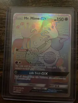 Mr. Mime GX (Secret) 173/168 Pokemon Secret Rare SM - Celestial Storm Card NM - Image 1