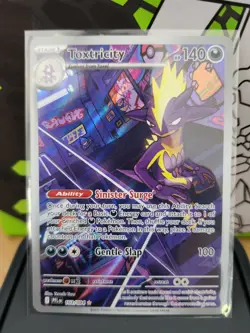 Toxtricity 103/094 Full Art Holo Phantasmal Flames Pokemon NM - Image 1